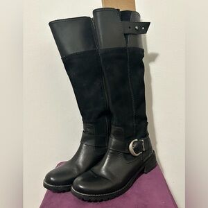 Womens Timberland suede  and leather tall fall boots